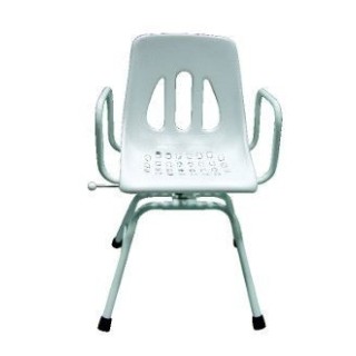 Chaise de douche pivotante