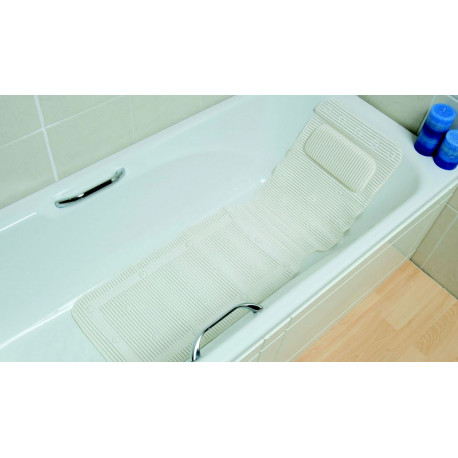 Tapis de bain avec dossier