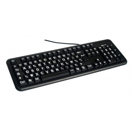 Clavier gros caractères pour PC