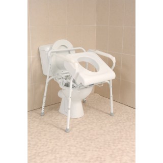 Siège releveur de toilettes pour se lever s'asseoir en douceur aux WC