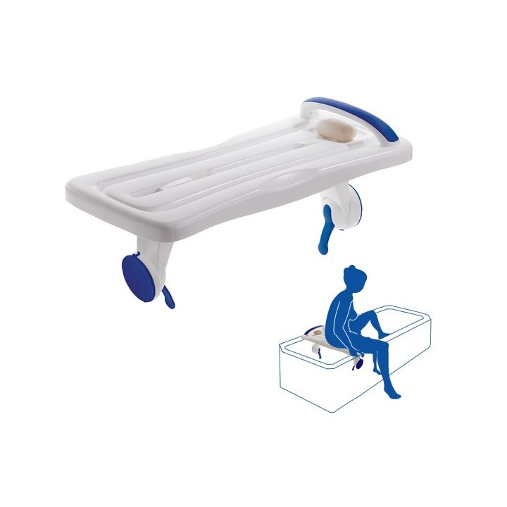 Planche de bain à ventouses grande capacité jusqu'à 200 kg 