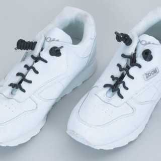 Lacets spirale noirs - la paire