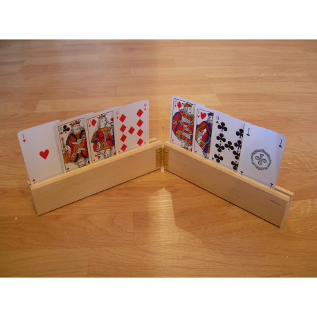 Support double pour cartes à jouer