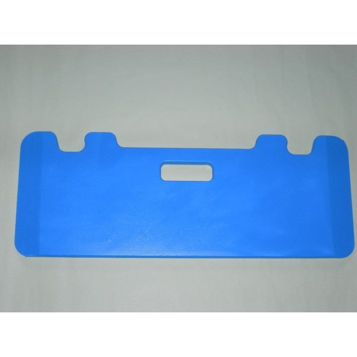 Planche de transfert avec encoches coloris bleu