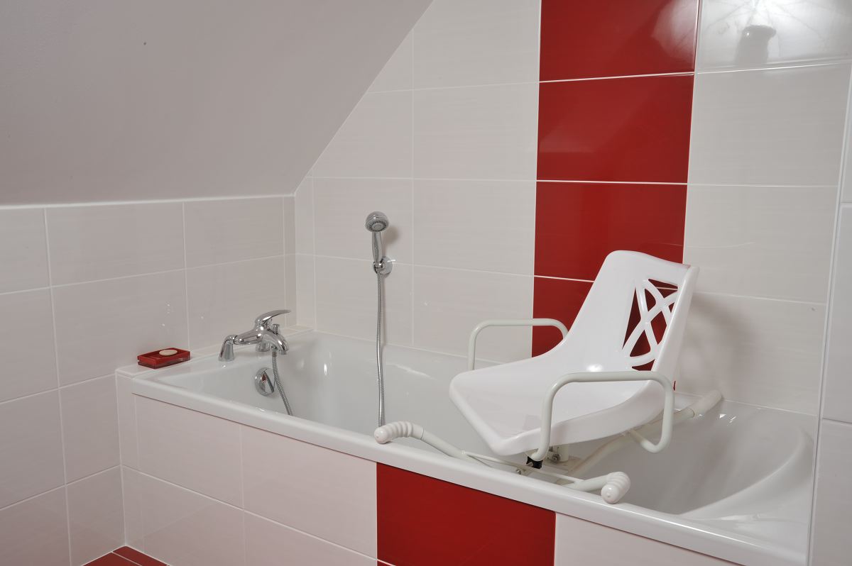 Siège de bain pivotant Siège de bain pivotant