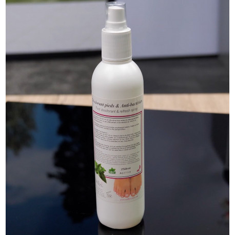 Spray déodorant pour pieds