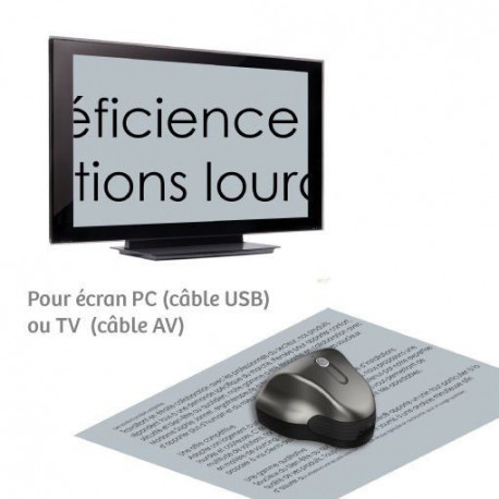 Loupe électronique pc et TV