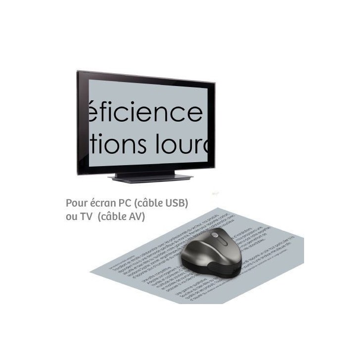 Loupe électronique portable