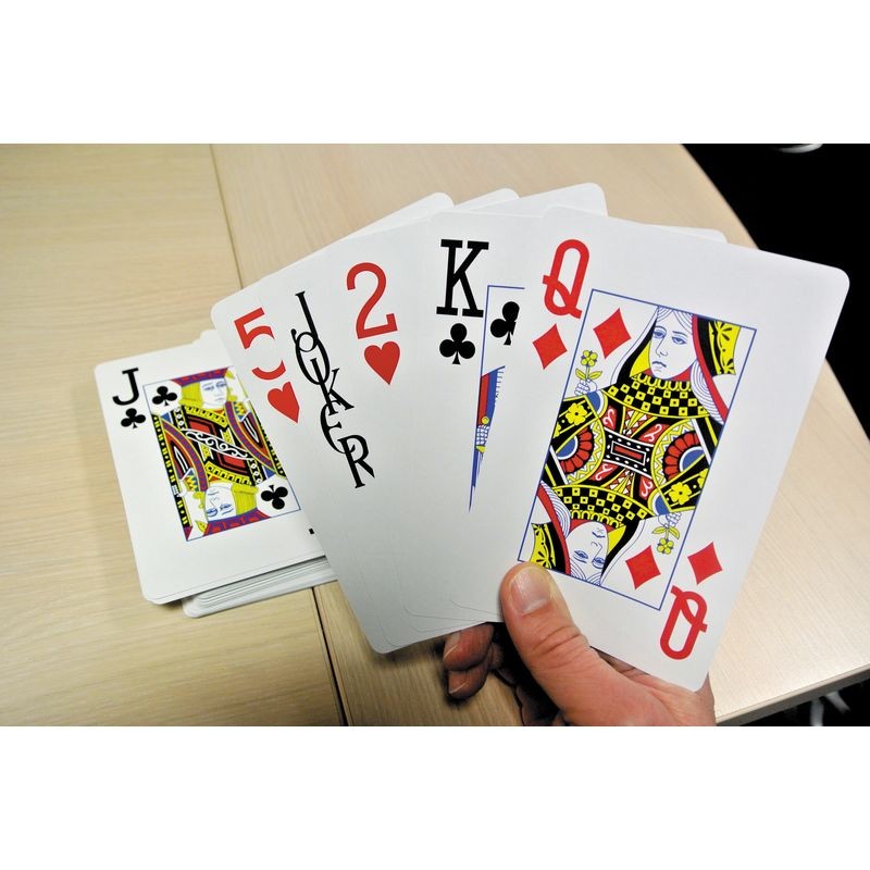 jeu de cartes géant