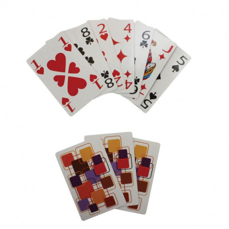 Jeu de 54 cartes gros caractères