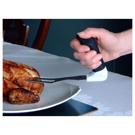 Fourchette à viande ergonomique