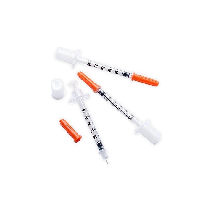Seringue à insuline BD Microfine 0,3 ml - 100 unités