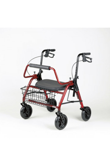 Déambulateur 4 roues XXL avec assise