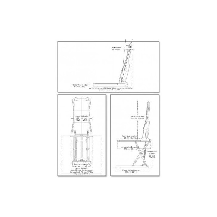 élévateur de bain économique Aqua Joy Value