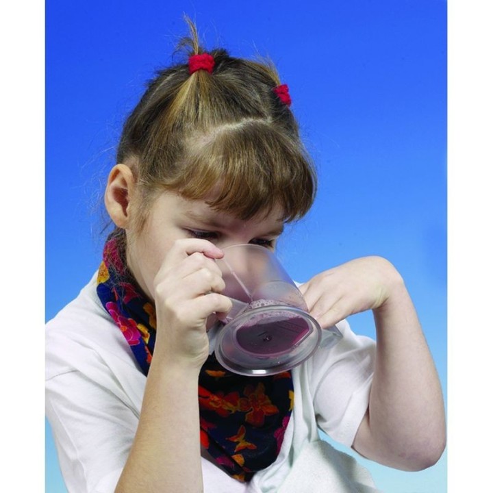 Tasse ergonomique Handycup transparente