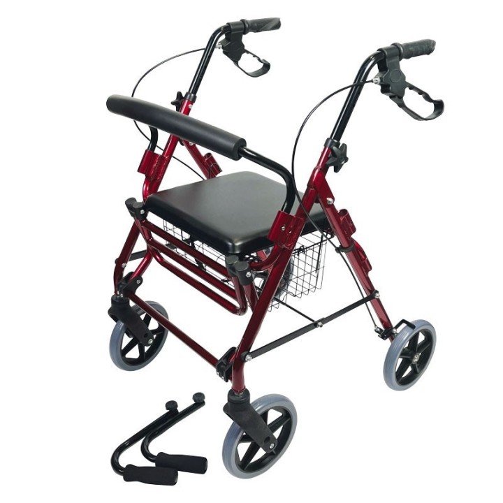 Rollator de transfert : déambulateur et fauteuil de transfert