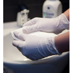 Gants vinyle non poudrés taille 9 - 10 (XL) 100 pièces