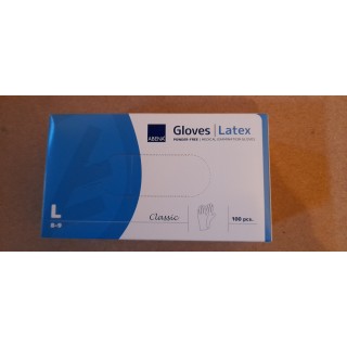 Gants en latex taille L