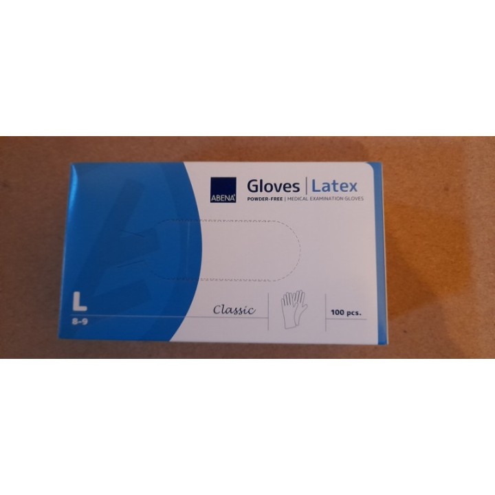 Gants en latex taille L