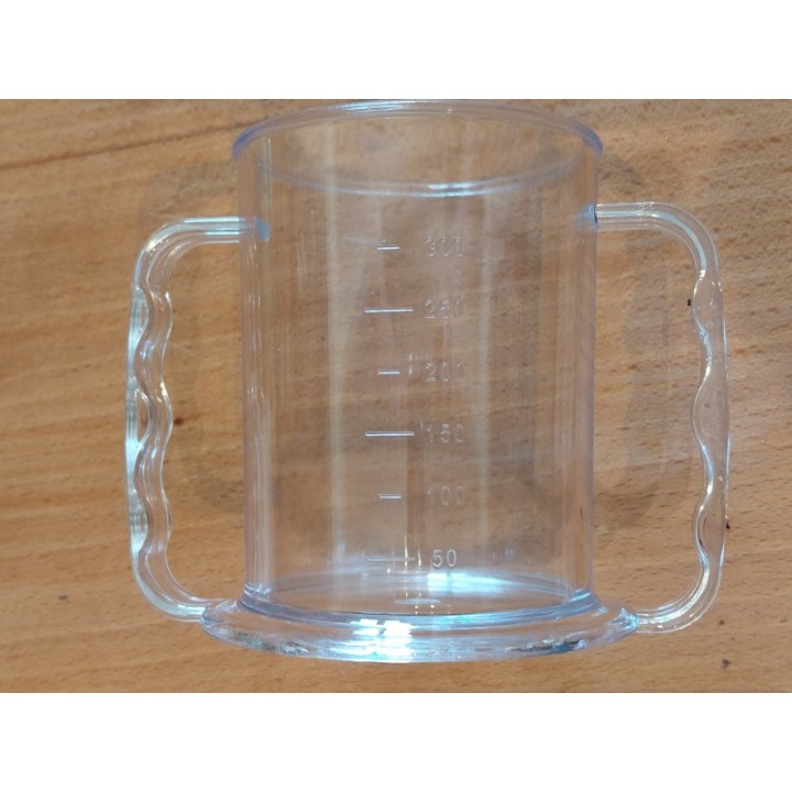 Gobelet 2 anses avec couvercles interchangeables