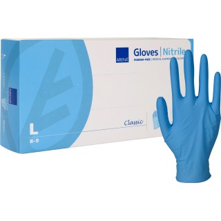 gants nitrile taille 8-9 taille L