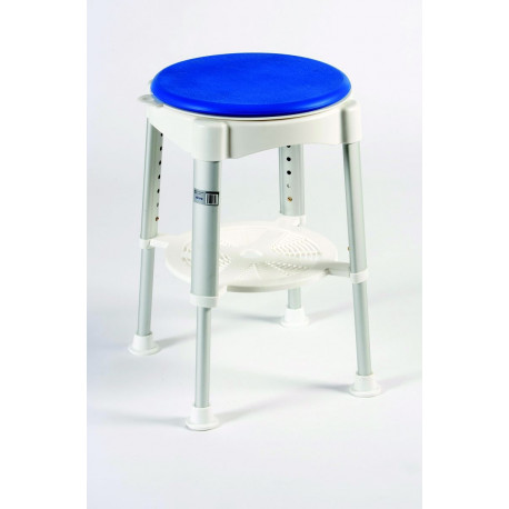 Tabouret de douche pivotant