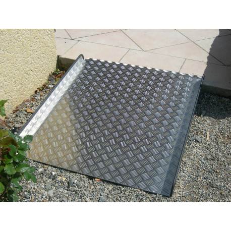 Rampe d'accès aluminium longueur 1 m X 90 cm