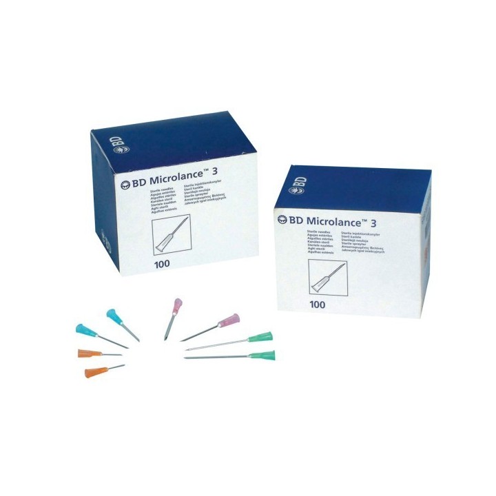 Aiguilles BD Microlance vert boîte de 100