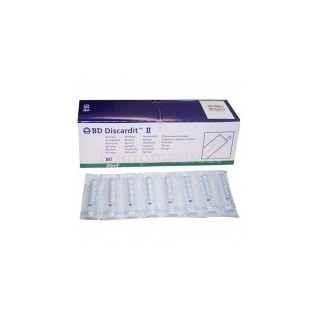 Seringues 5 ml - 2 corps BD Discardit