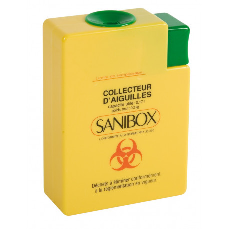 Collecteur d'aiguilles 170 ml Sanibox