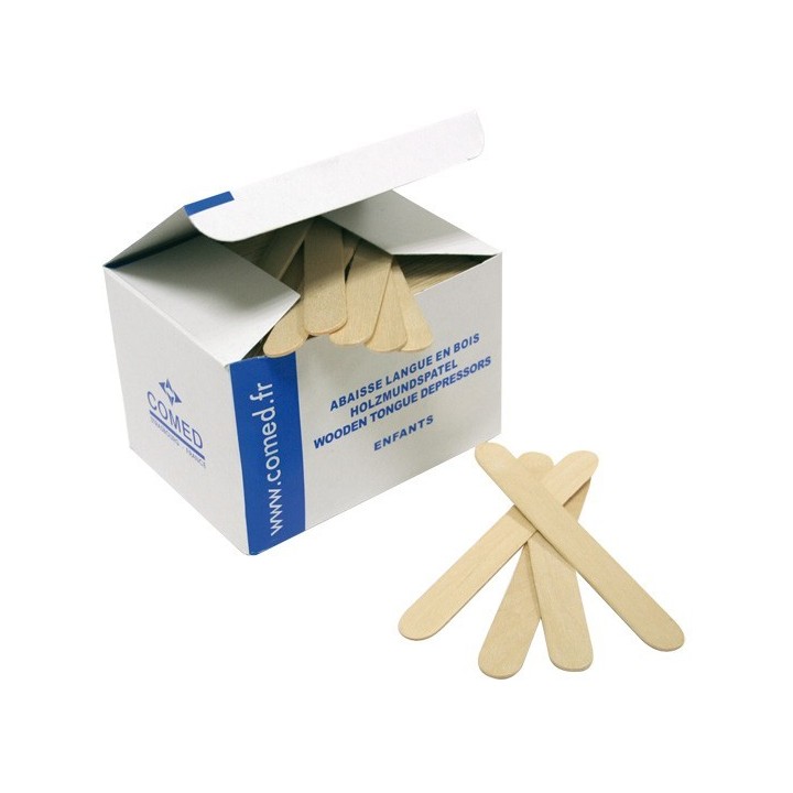 Abaisse langue pour enfant boîte de 250 pièces