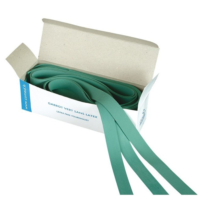 Garrot sans latex 75 cm boîte de 25 unités