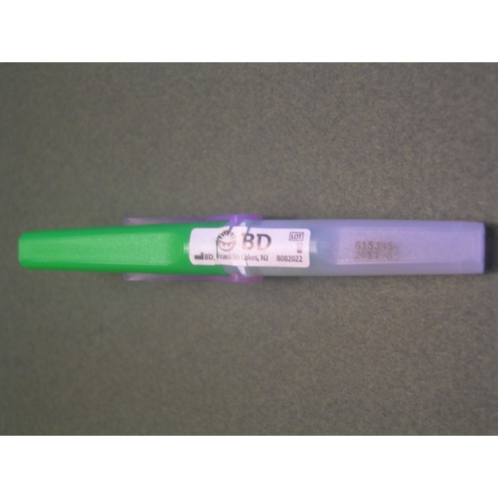 Aiguille BD Precision Glide verte 100 unités