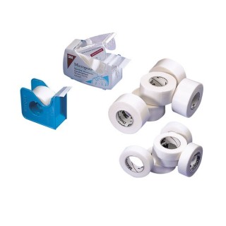 Sparadrap Micropore Original 3M 2,5 cm lot de 12 rouleaux