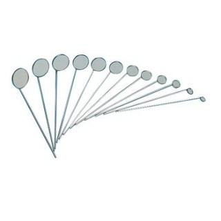 Miroir laryngien avec tige 24 mm de diamètre