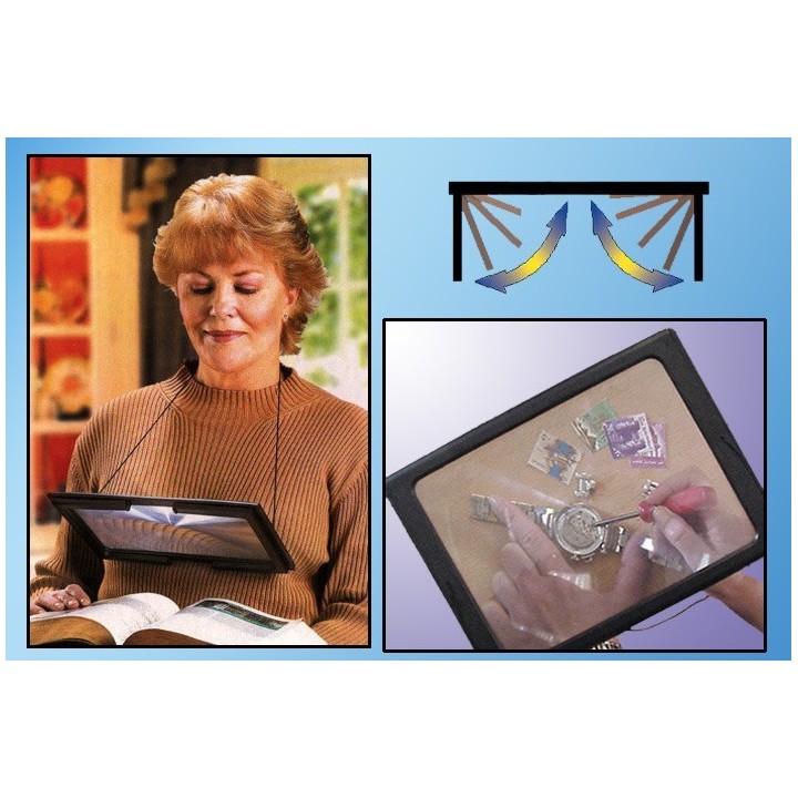 Loupe pleine page sur pieds