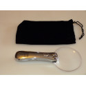 Loupe éclairante chromée