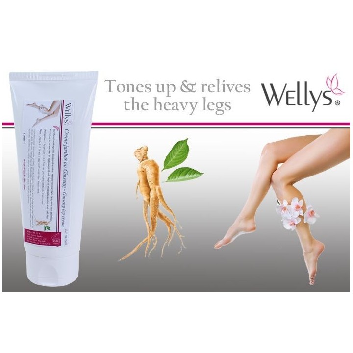 Crème pour les jambes au ginseng - 100 ml