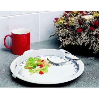 Rebord d'assiette droit