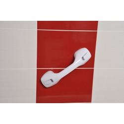 Poignée de baignoire en plastique, poignée de douche Ventouse, barre  d'appui murale avec ventouse pour salle de bain / WC, salle de bain