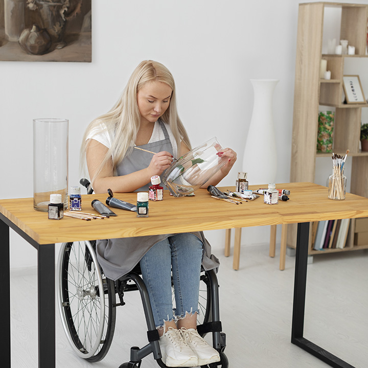 Matériel adapté pour les loisirs